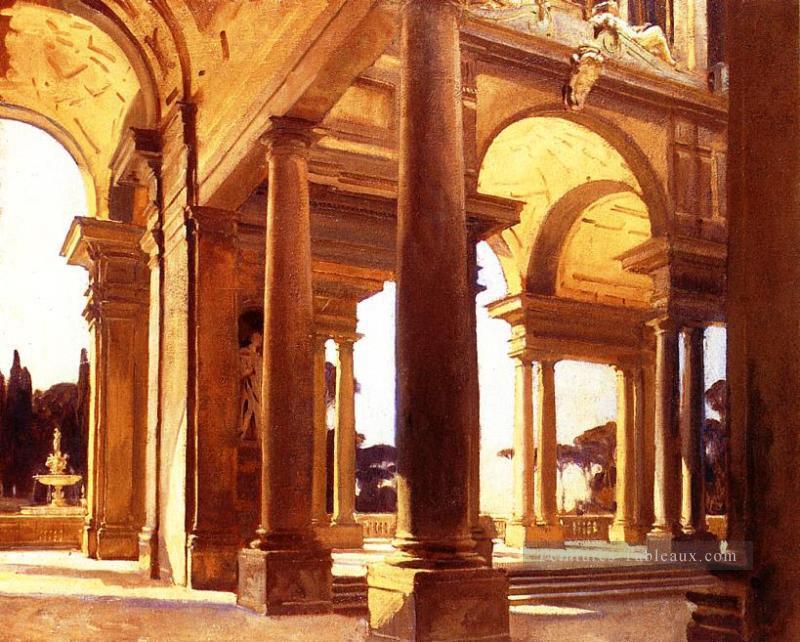 Une étude de l’architecture Florence John Singer Sargent Peintures à l'huile